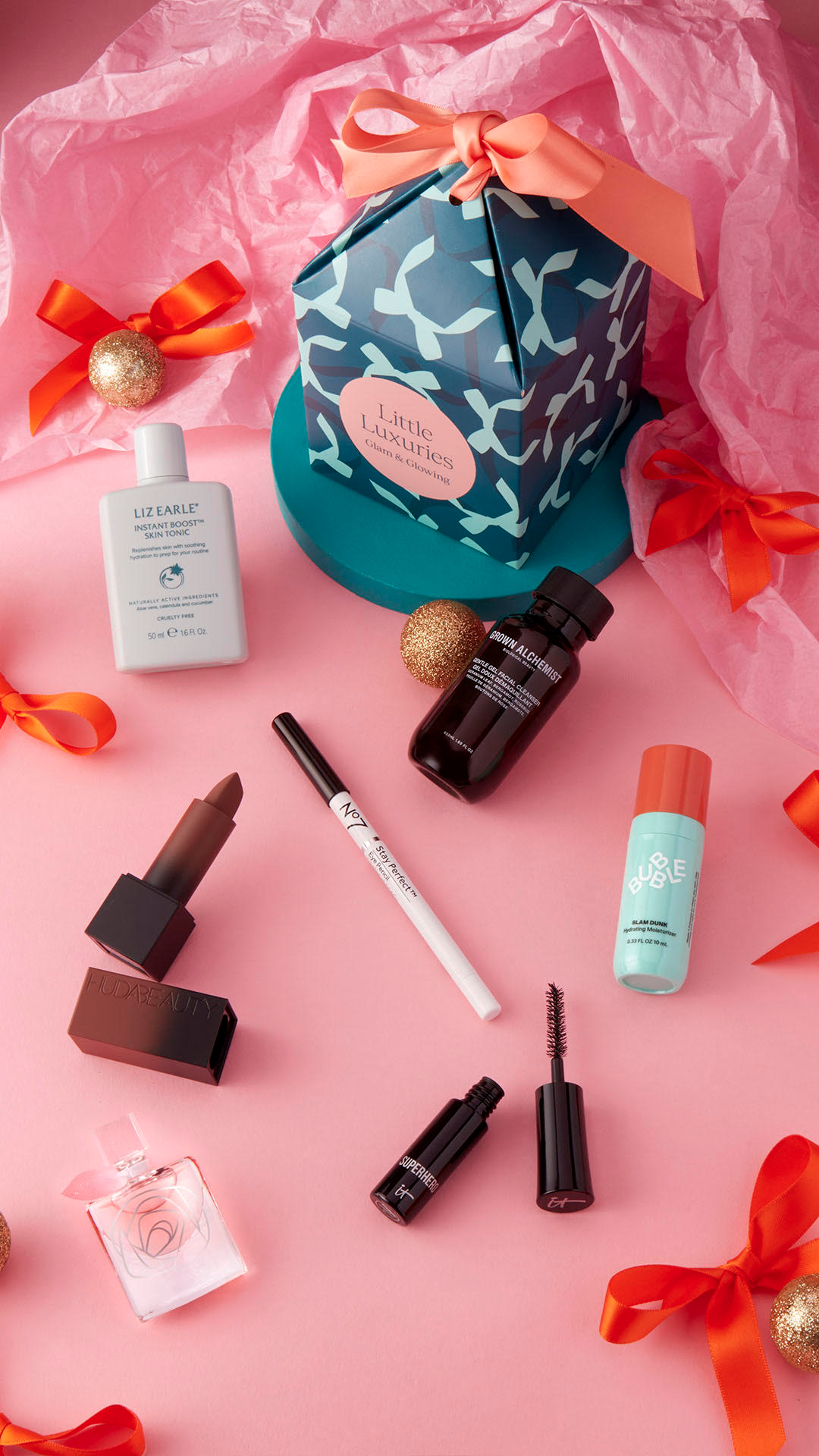 Boots Glam + Glowing Christmas Bauble