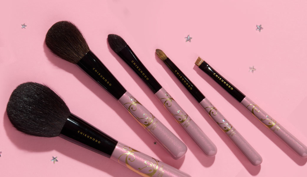 CHIKUHODO Collection 2025 Antique Pink Brush Set CHIKUHODO Collection 2025 Antique Pink Brush Set