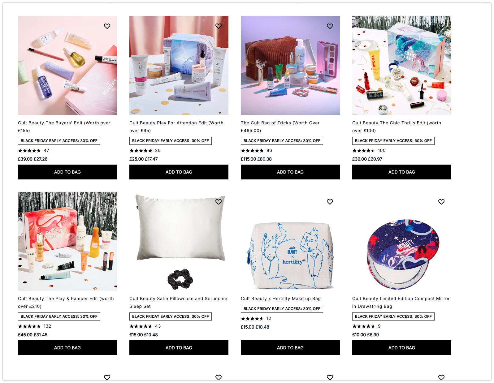 30% off Cult Beauty Beauty Boxes