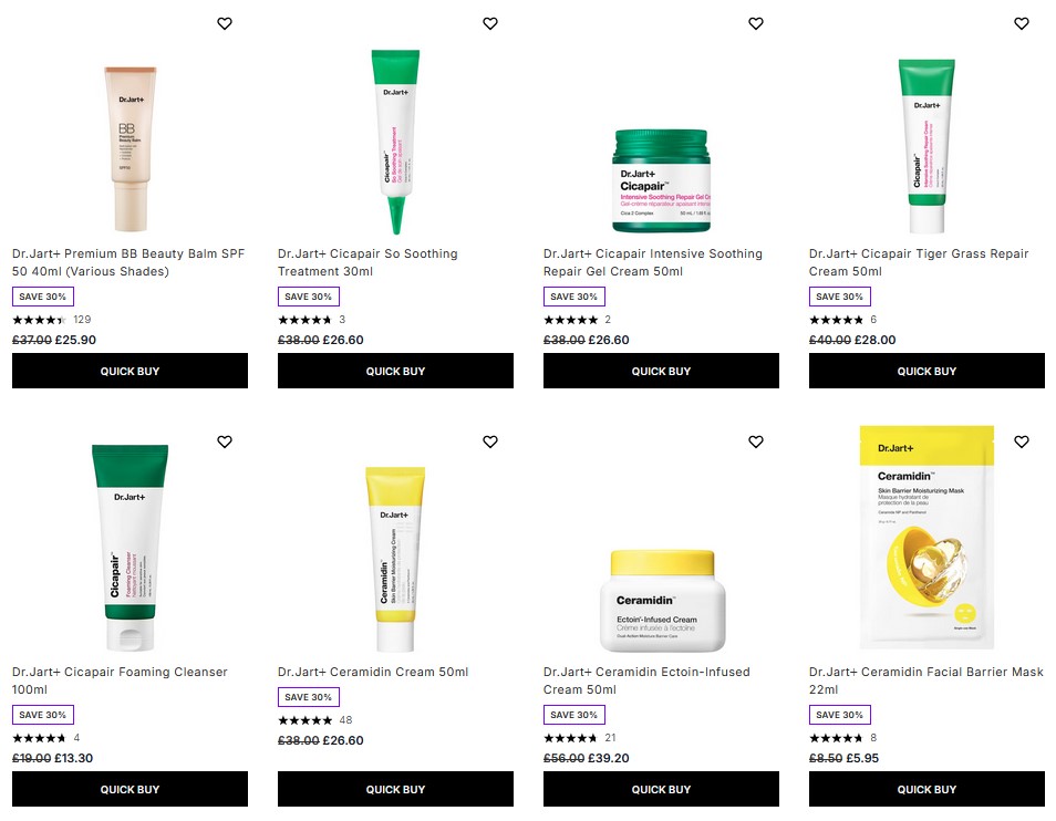 30% off Dr.Jart+ at Lookfantastic 30% off Dr.Jart+ at Lookfantastic