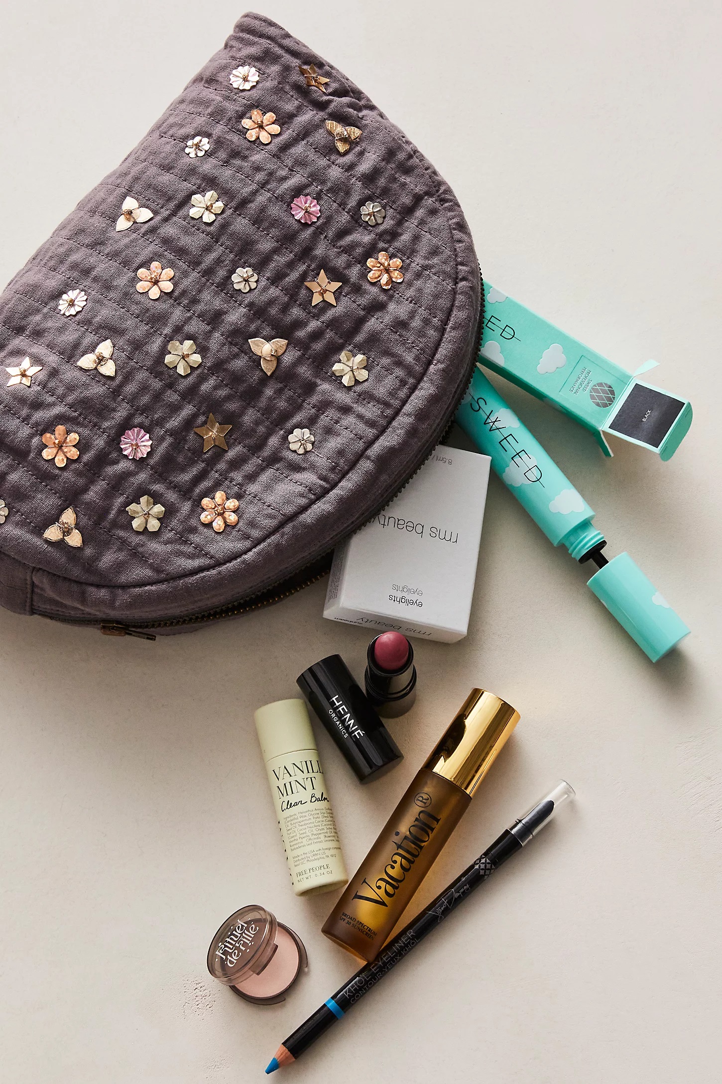 Free People Curated Holiday Makeup Bag Free People Curated Holiday Makeup Bag