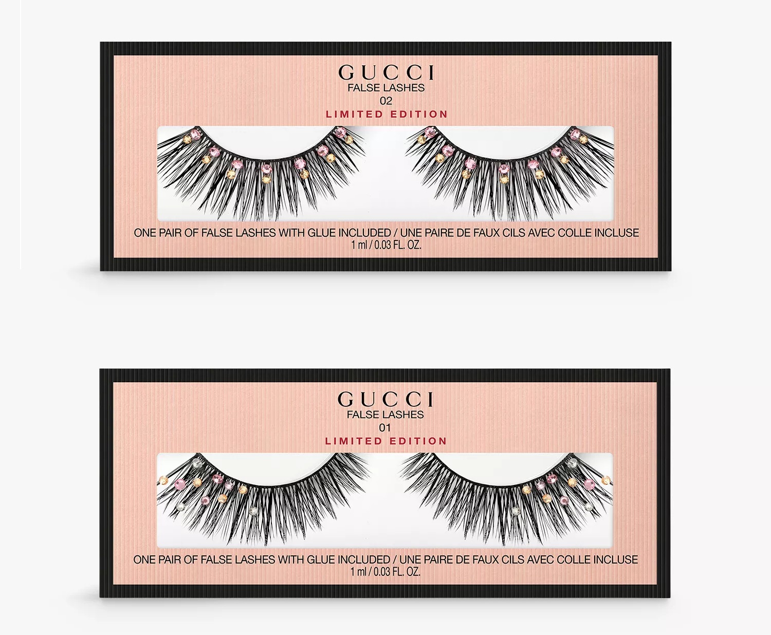 GUCCI Gem-embellished faux lashes GUCCI Gem-embellished faux lashes
