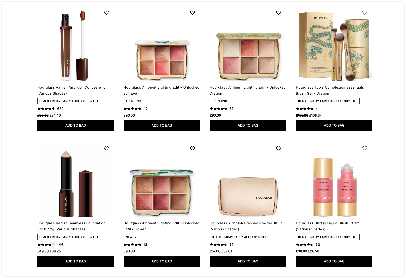 30% off Hourglass at Cult Beauty