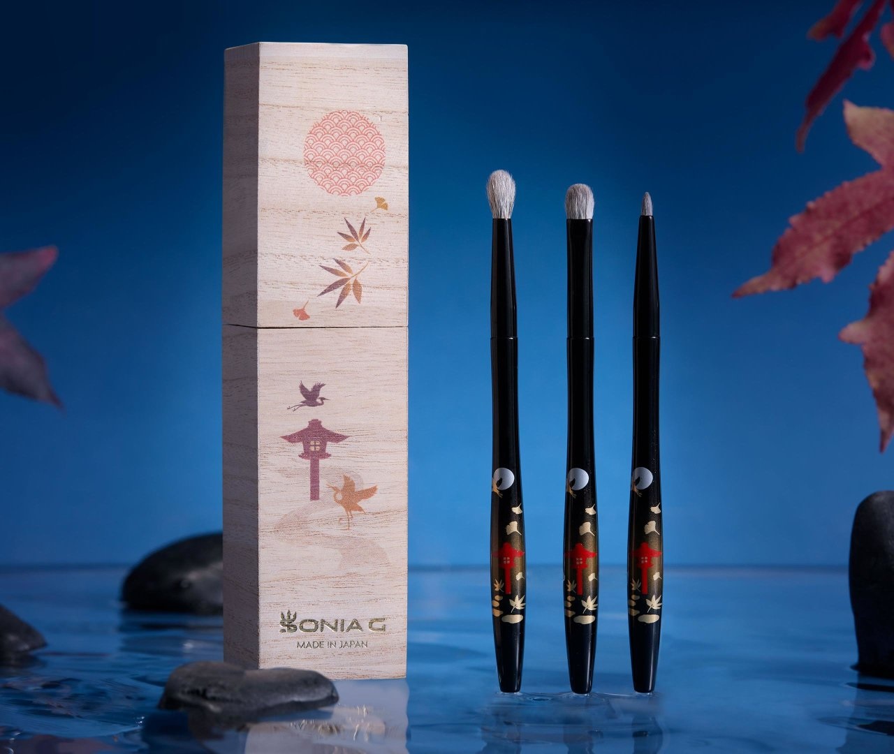 Sonia G. Japanese Gardens Maki-e Brush Set