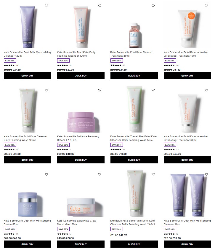 30% off Kate Somerville at Lookfantastic 30% off Kate Somerville at Lookfantastic