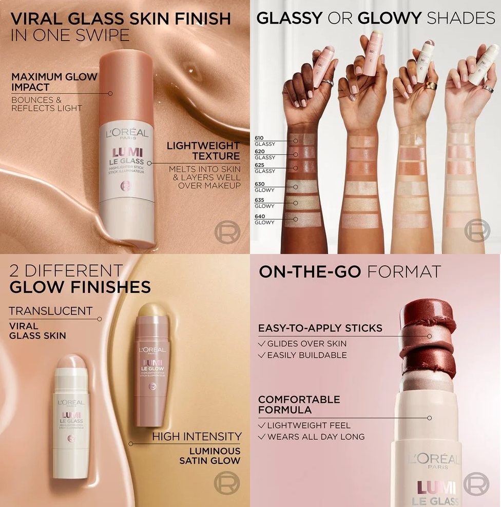 L'Oréal Paris Lumi Les Glass Sticks L'Oréal Paris Lumi Les Glass Sticks