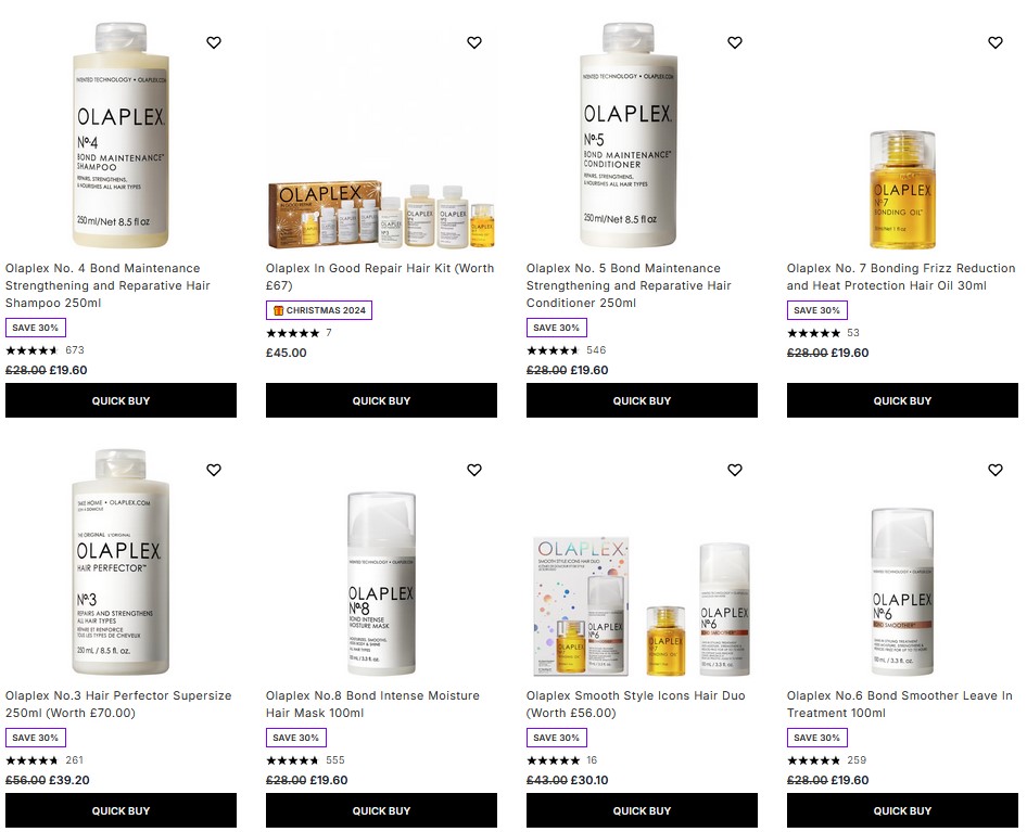 30% off Olaplex at Lookfantastic 30% off Olaplex at Lookfantastic