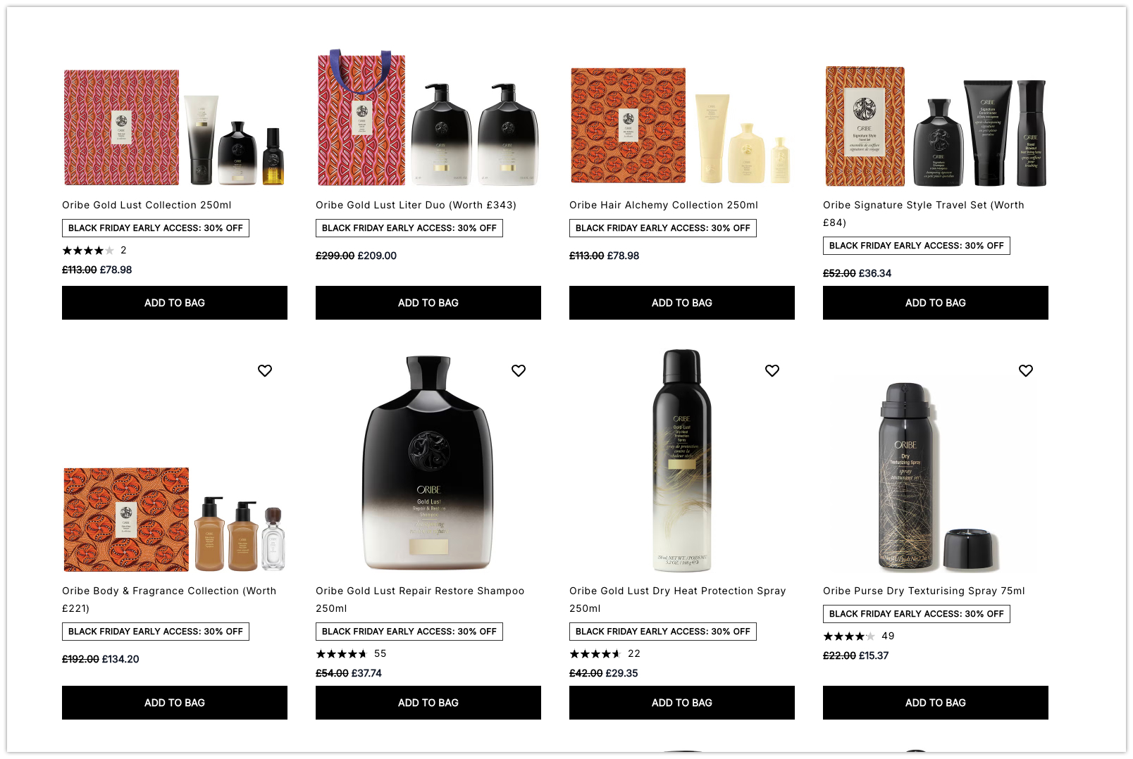 0% off Oribe at Cult Beauty