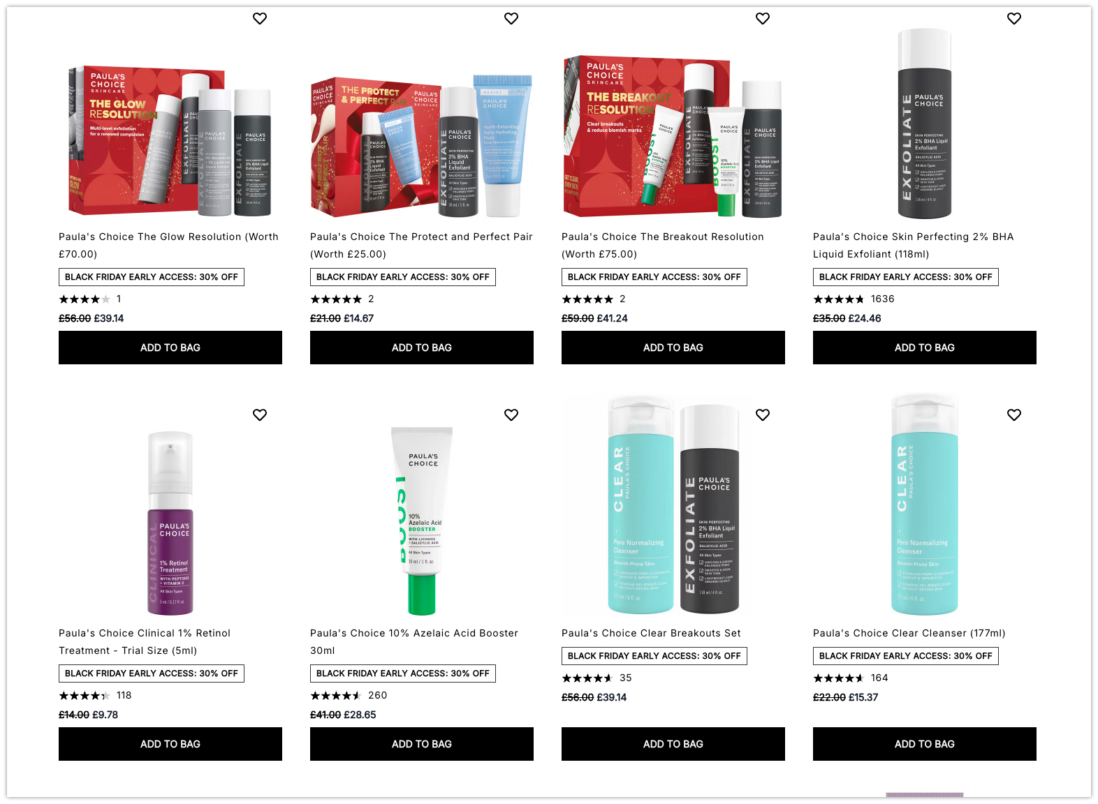 30% off Paula's Choice at Cult Beauty