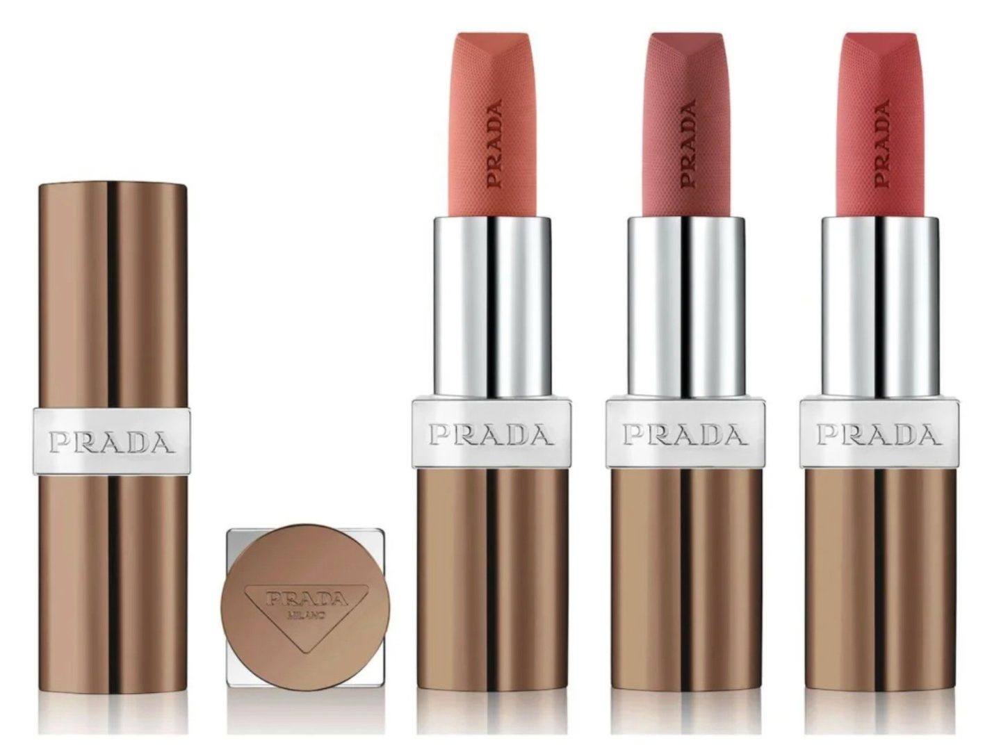 Prada has announced a new limited-edition lipstick in a brown case Prada has announced a new limited-edition lipstick in a brown case