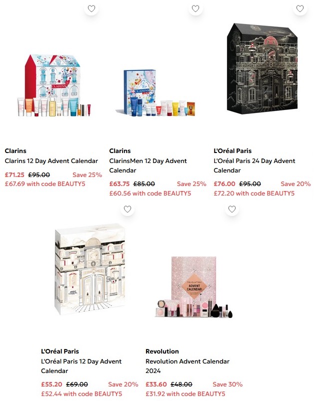 Up to 30% off selected Advent Calendars at Debenhams Up to 30% off selected Advent Calendars at Debenhams