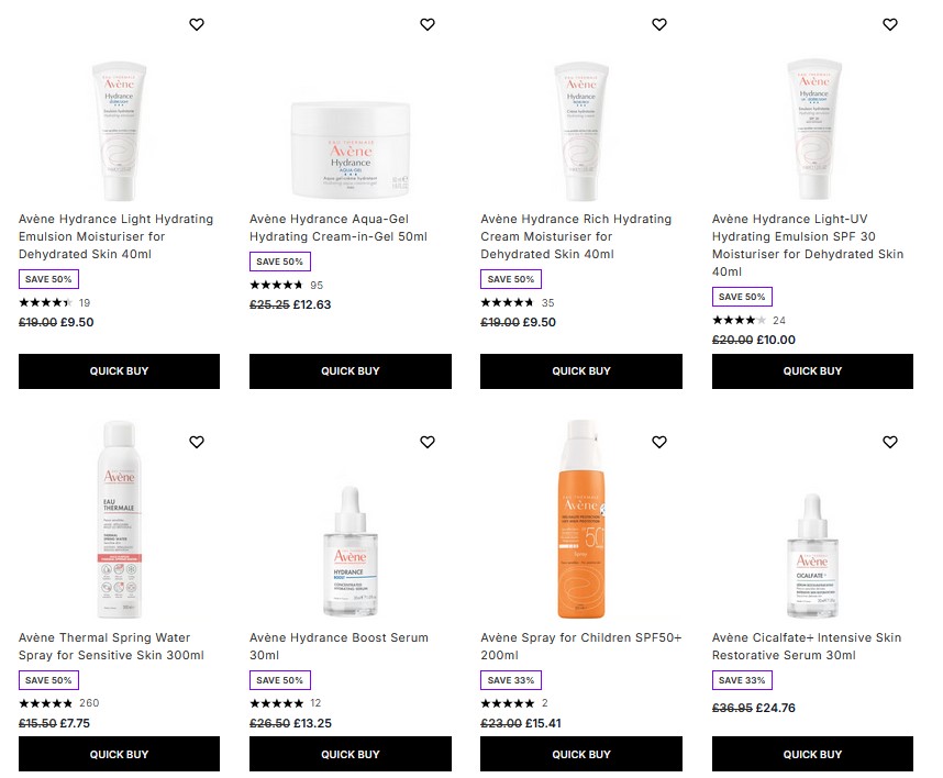 Up to 50% off Avene at Lookfantastic Up to 50% off Avene at Lookfantastic