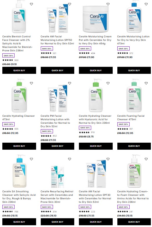30% off CeraVe at Lookfantastic 30% off CeraVe at Lookfantastic