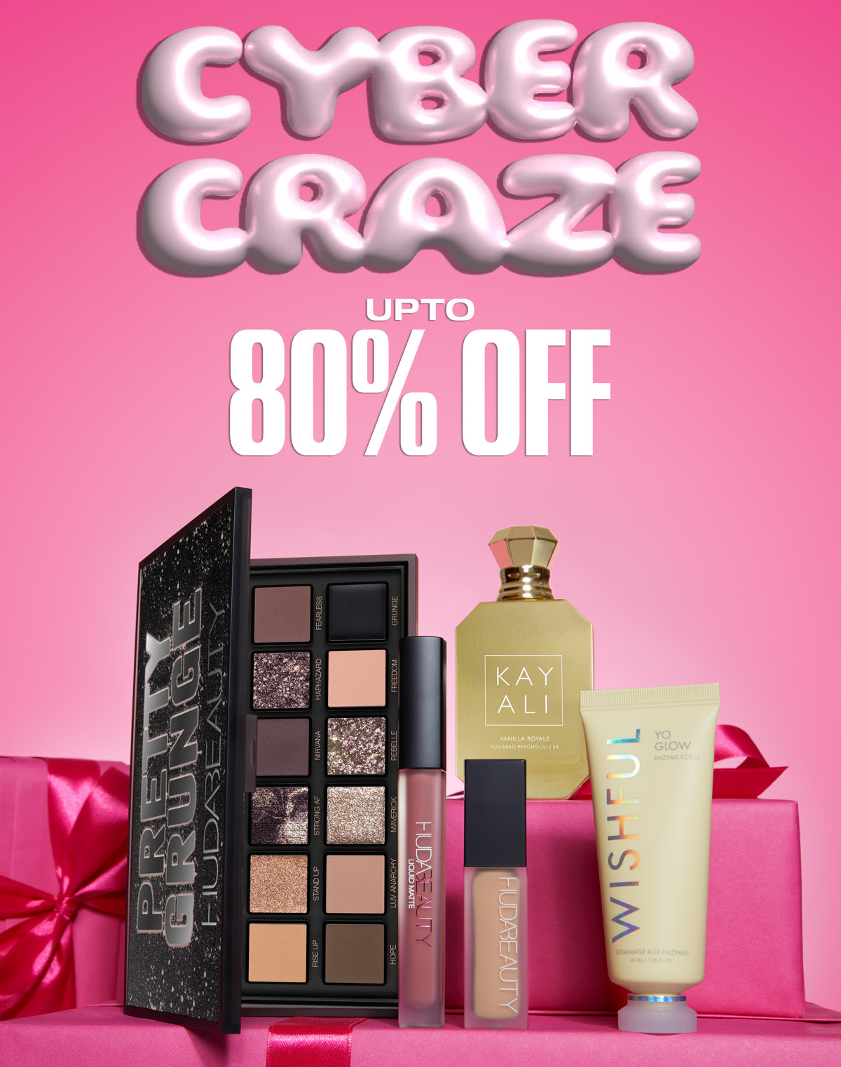 Cyber Craze Early Access at Huda Beauty: Up to 80% off Cyber Craze Early Access at Huda Beauty: Up to 80% off