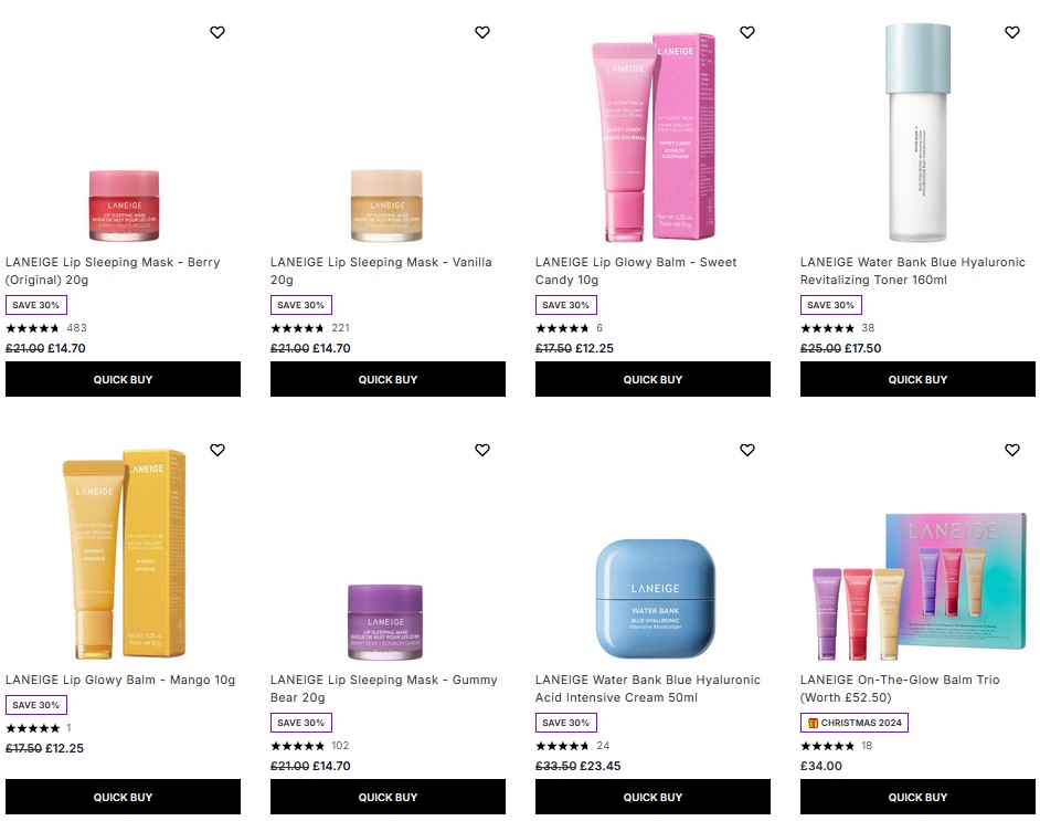 30% off Laneige at Lookfantastic 30% off Laneige at Lookfantastic
