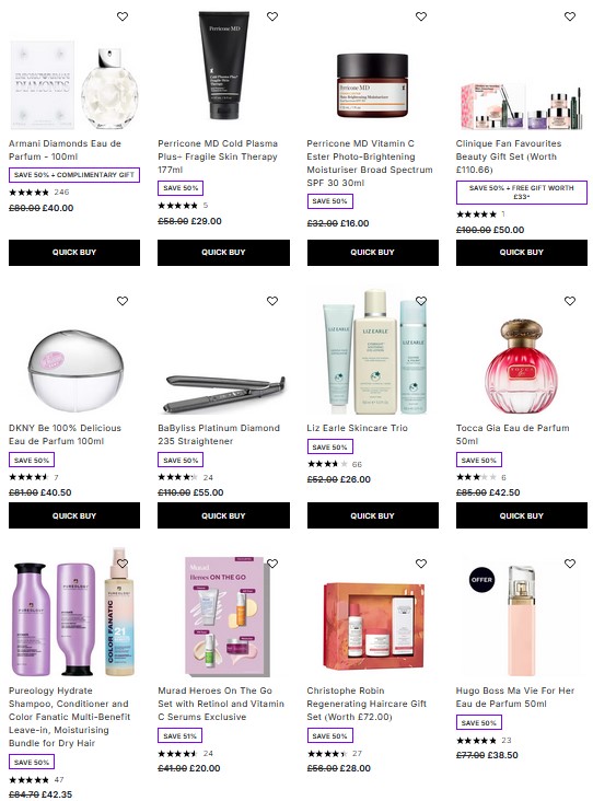 Up to 50% off selected at Lookfantastic Up to 50% off selected at Lookfantastic