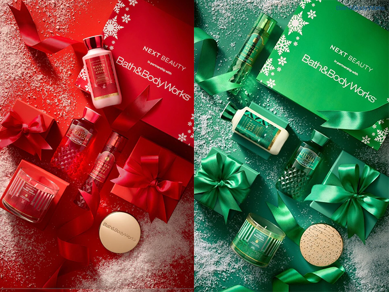Next x Bath & Body Works Limited Edition Holiday Beauty Box 2024 Next x Bath & Body Works Limited Edition Holiday Beauty Box 2024