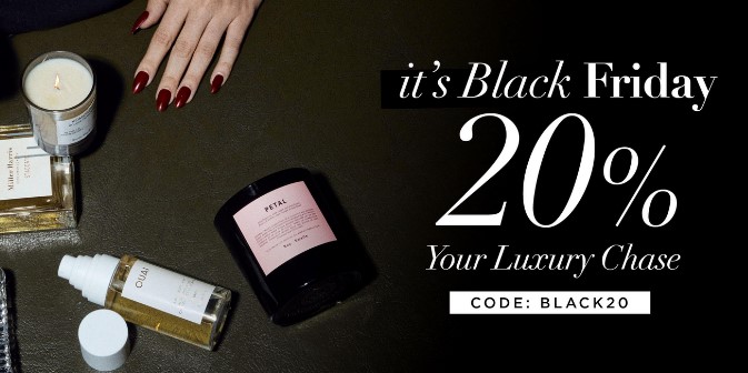 Black Friday at Niche Beauty: 20% off sitewide Black Friday at Niche Beauty: 20% off sitewide