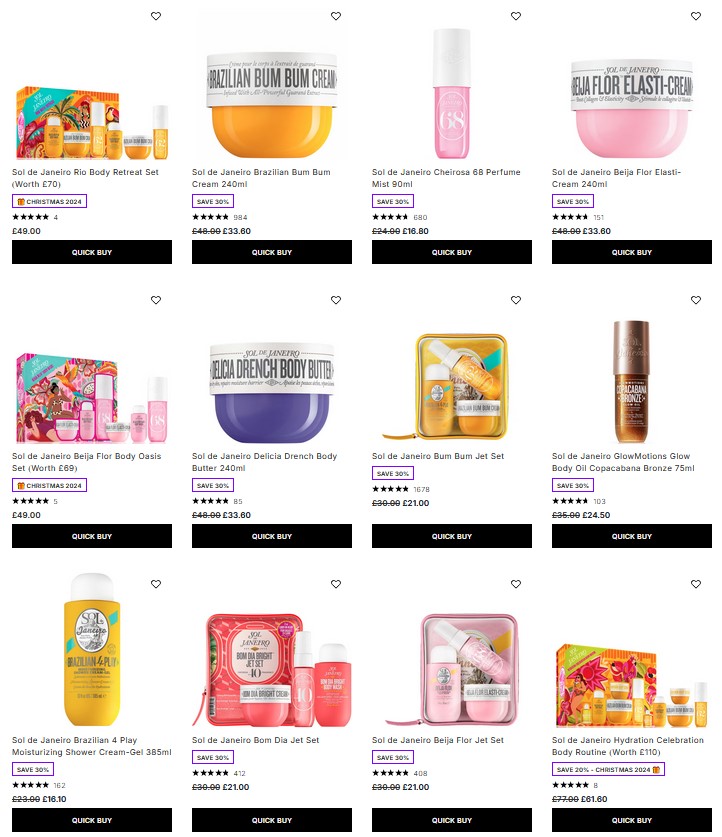 30% off Sol de Janeiro at Lookfantastic 30% off Sol de Janeiro at Lookfantastic