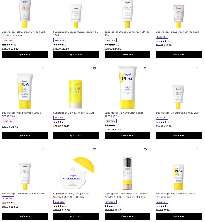 30% off Supergoop! at Lookfantastic 30% off Supergoop! at Lookfantastic