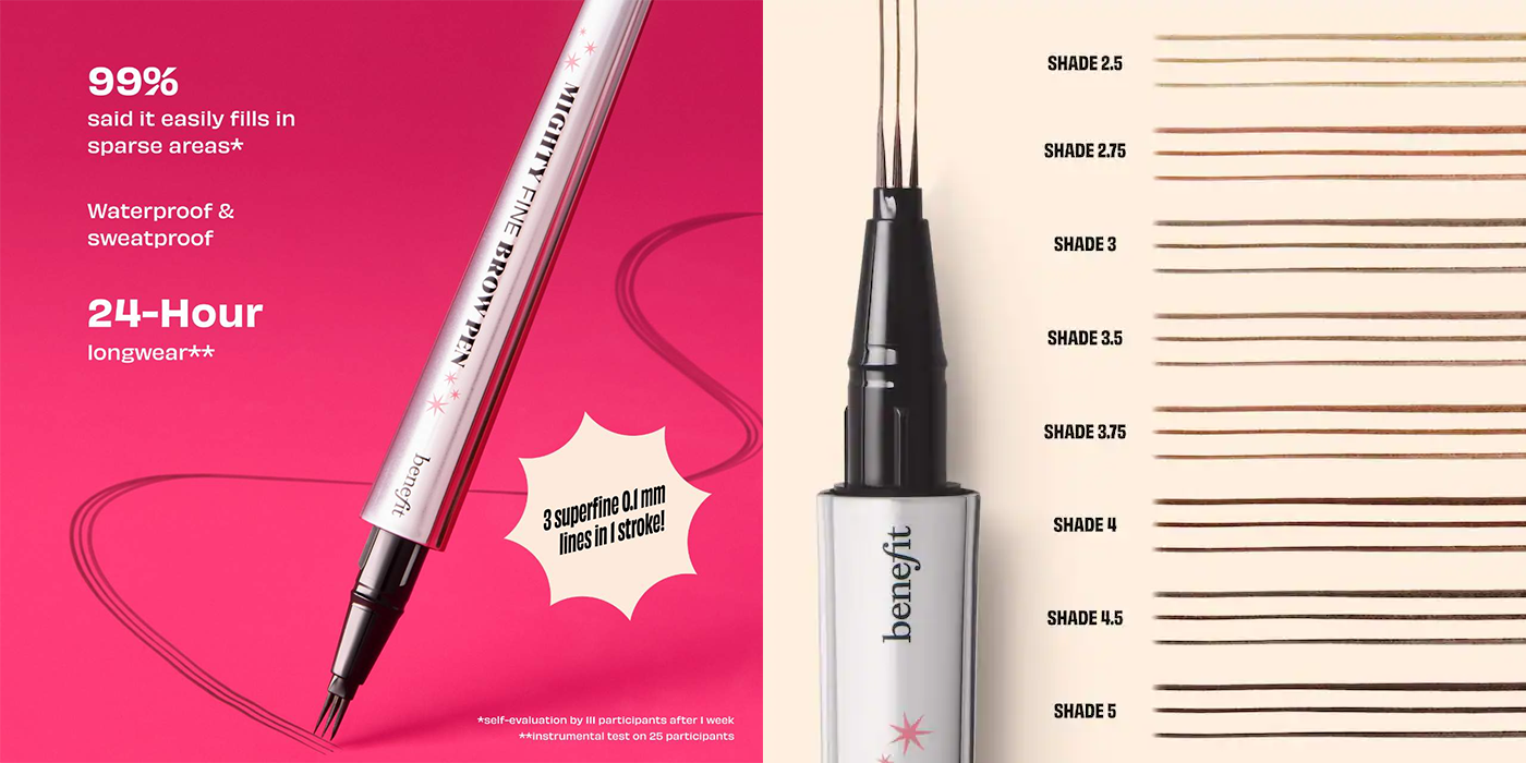 benefit Mighty Fine Brow Superfine Triple Tip Pen benefit Mighty Fine Brow Superfine Triple Tip Pen