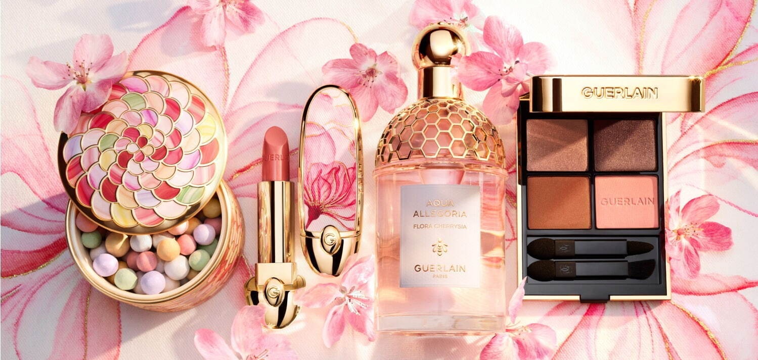 Guerlain Cherry Blossom Collection for Spring 2025 Guerlain Cherry Blossom Collection for Spring 2025