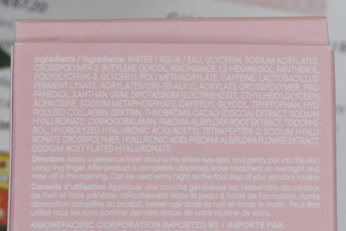 LANEIGE Bouncy and Firm Eye Sleeping Mask LANEIGE Bouncy and Firm Eye Sleeping Mask