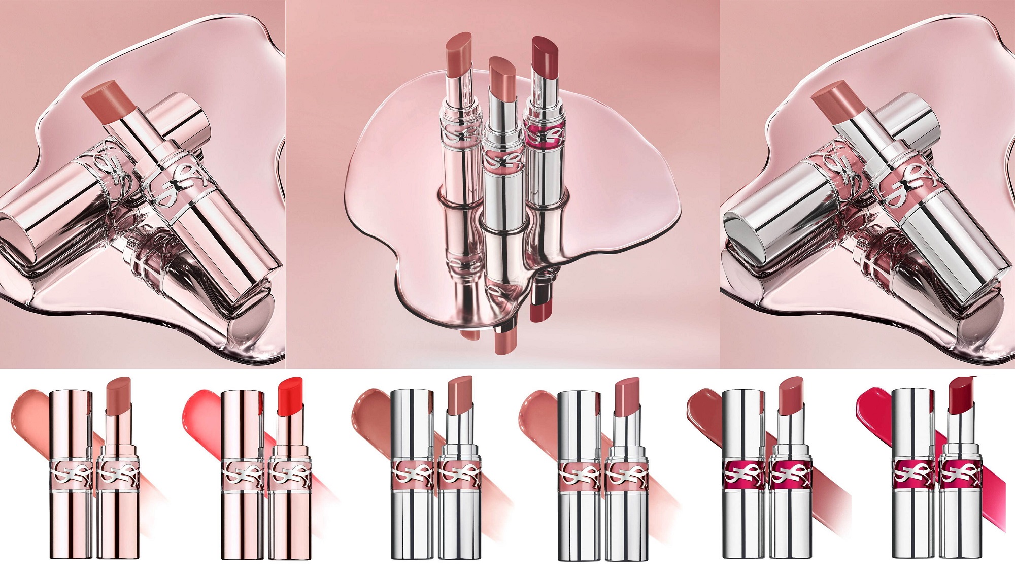YSL Love Shine Pink Cloud Collection