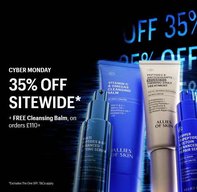 Cyber Monday at Allies of Skin: Up to 35% off sitewide Cyber Monday at Allies of Skin: Up to 35% off sitewide