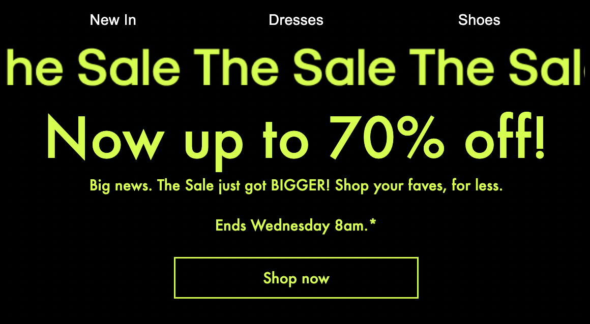 Up to 70% off Sale at ASOS Up to 70% off Sale at ASOS