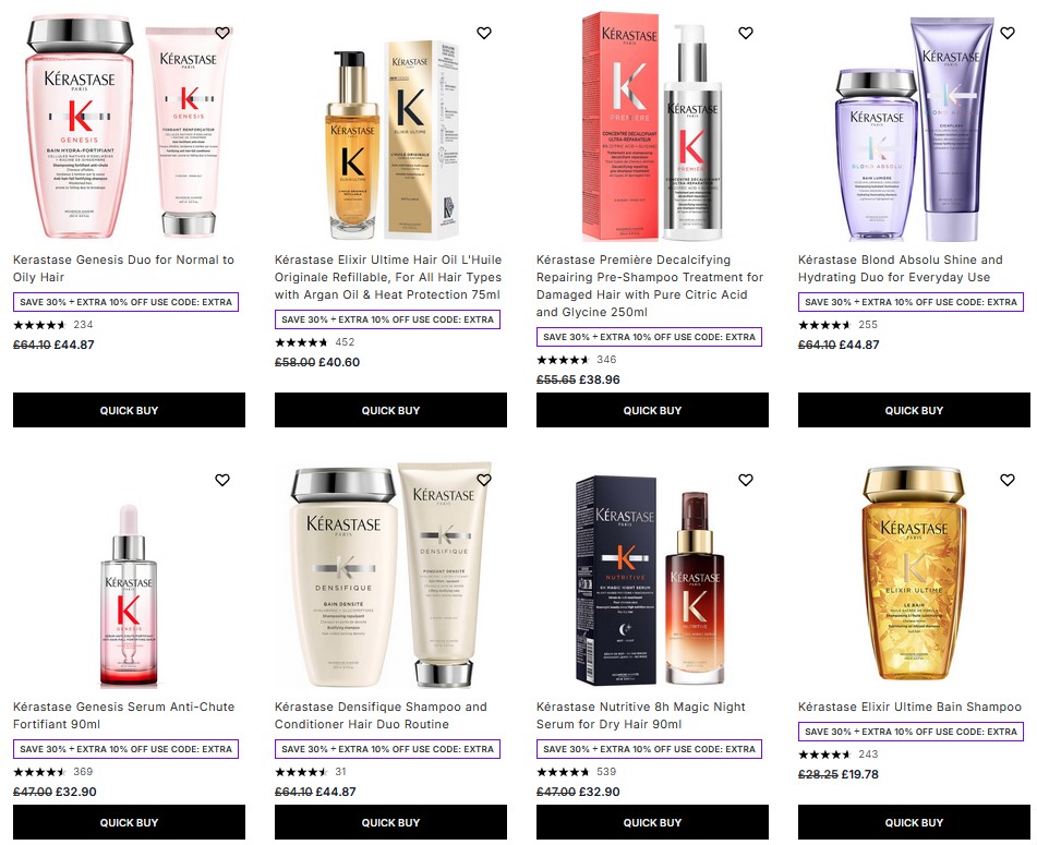 Up to 30% off Kerastase at Lookfantastic Up to 30% off Kerastase at Lookfantastic
