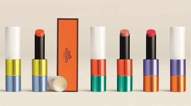 3 limited-edition shades of the Hermès Beauty New Rouge Brillant Silky Lipstick 3 limited-edition shades of the Hermès Beauty New Rouge Brillant Silky Lipstick