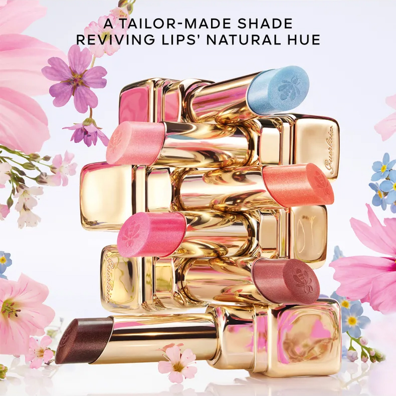 New shades of the Guerlain KissKiss Bee Glow Lip Balm at Neiman Marcus