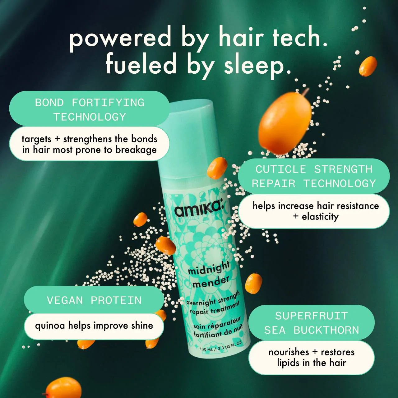 Amika Midnight Mender Overnight Strength Repair Hair Treatment Mask Amika Midnight Mender Overnight Strength Repair Hair Treatment Mask
