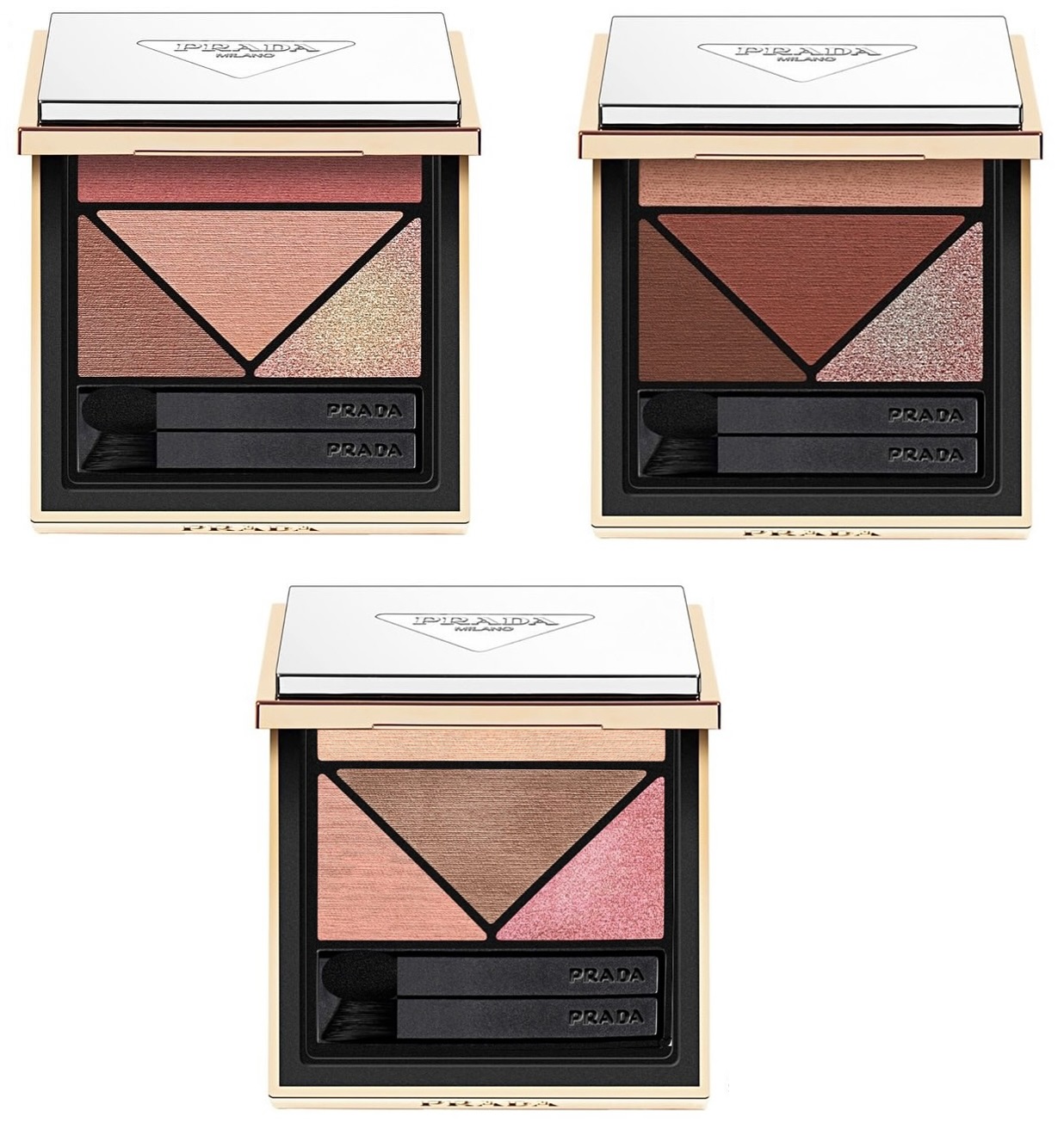 Prada Beauty has announced 3 new nude eyeshadow palettes Prada Beauty has announced 3 new nude eyeshadow palettes