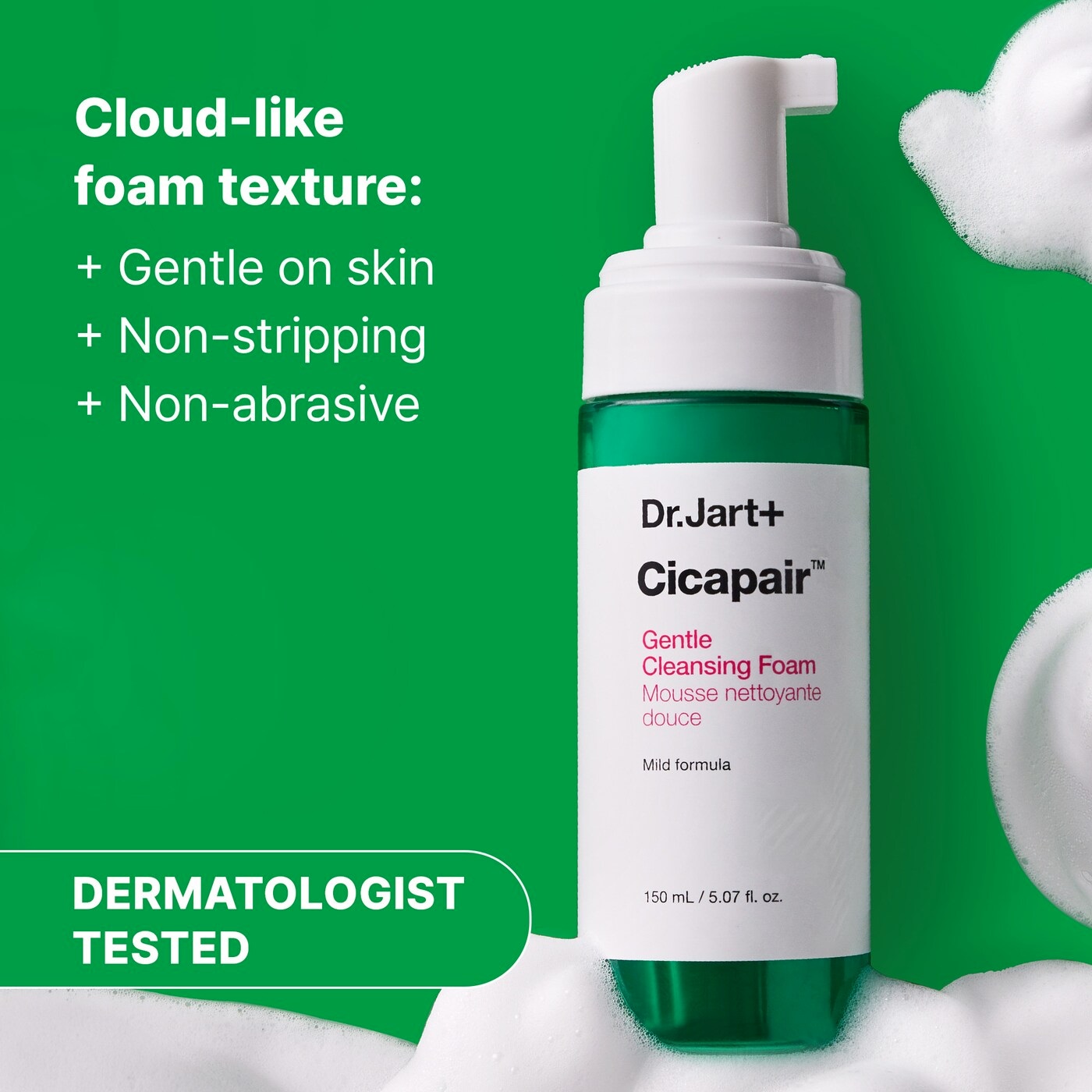 Dr. Jart+  Cicapair™ Gentle Foam Cleanser for Sensitive Skin Dr. Jart+  Cicapair™ Gentle Foam Cleanser for Sensitive Skin