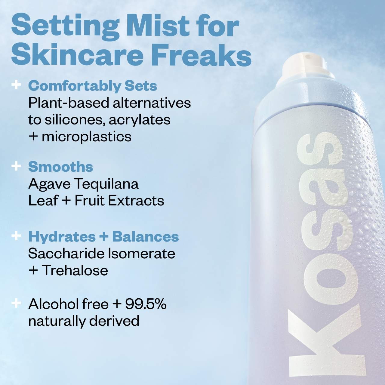 Kosas Cloud Set Airy Setting Spray + Smoothing Mist Kosas Cloud Set Airy Setting Spray + Smoothing Mist