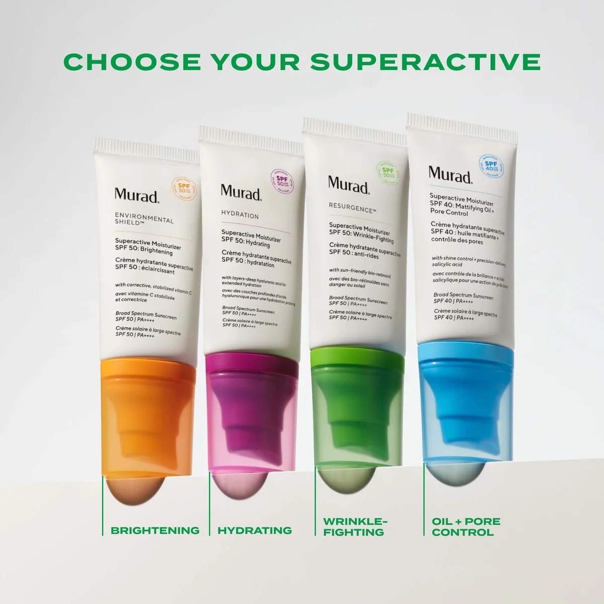 Murad Superactive Moisturiser SPF Collection Murad Superactive Moisturiser SPF Collection