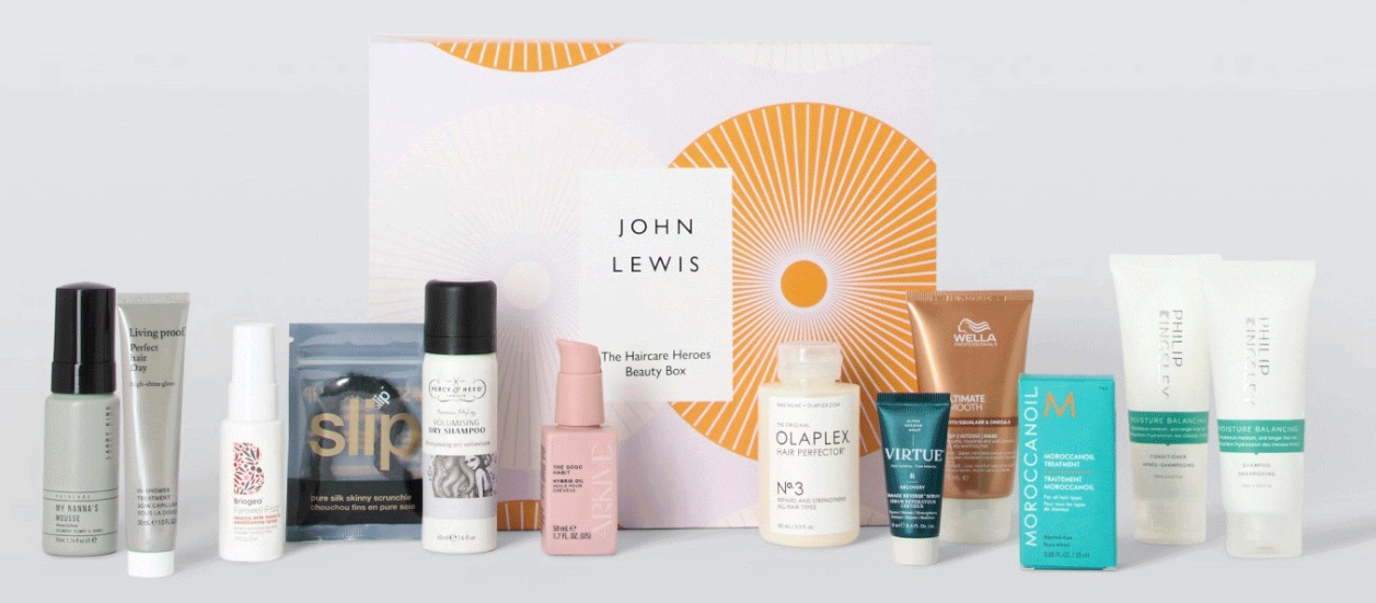 John Lewis Haircare Heroes Beauty Box