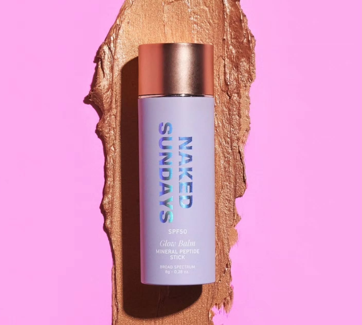 Naked Sundays GlowBalm SPF50 GlowBalm Mineral Peptide Stick in Bronze Naked Sundays GlowBalm SPF50 GlowBalm Mineral Peptide Stick in Bronze