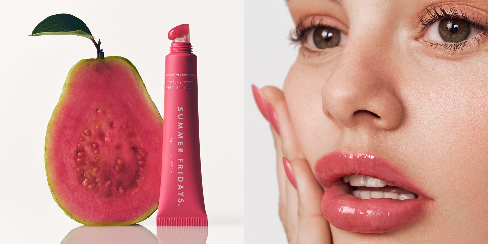 Summer Fridays Lip Butter Balm in Pink Guava
