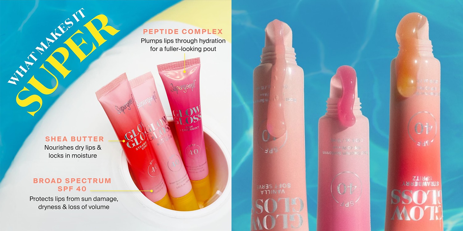 Supergoop! Glow Gloss SPF 40 Lip Balm Supergoop! Glow Gloss SPF 40 Lip Balm