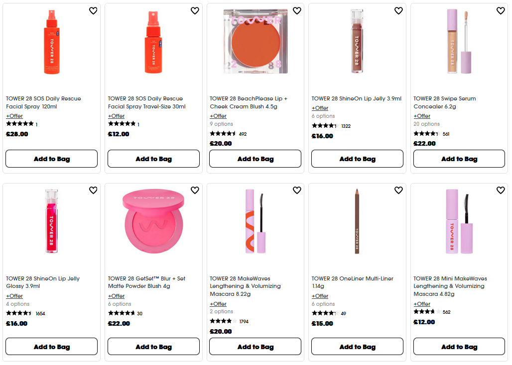 TOWER 28 has landed at Sephora UK TOWER 28 has landed at Sephora UK