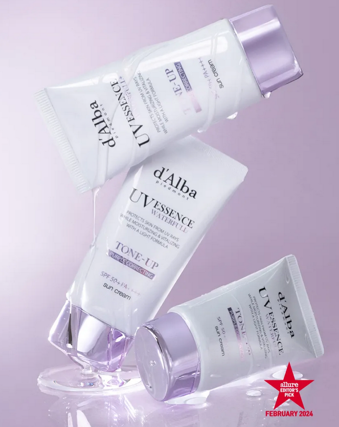 d'Alba Waterfull Purple Correcting Tone-Up Sun Cream