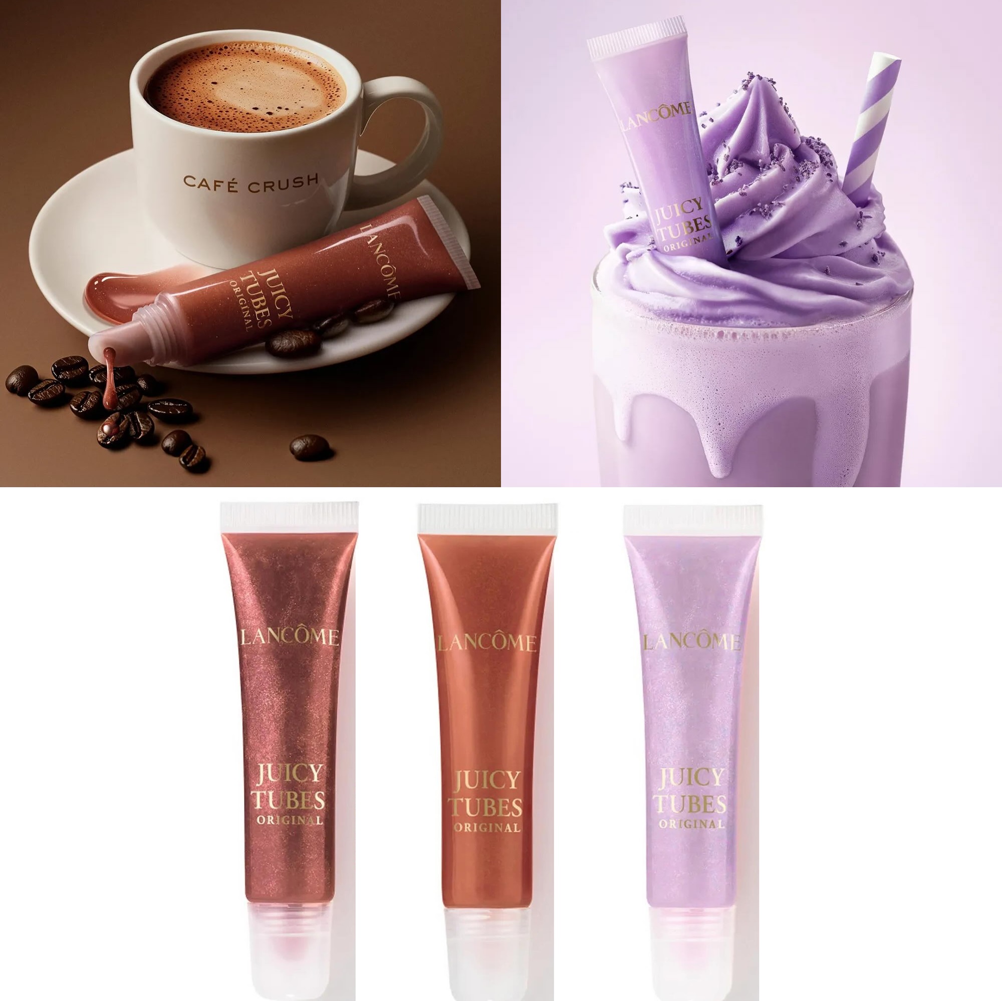 Lancome has released 3 new shades of the Juicy Tube