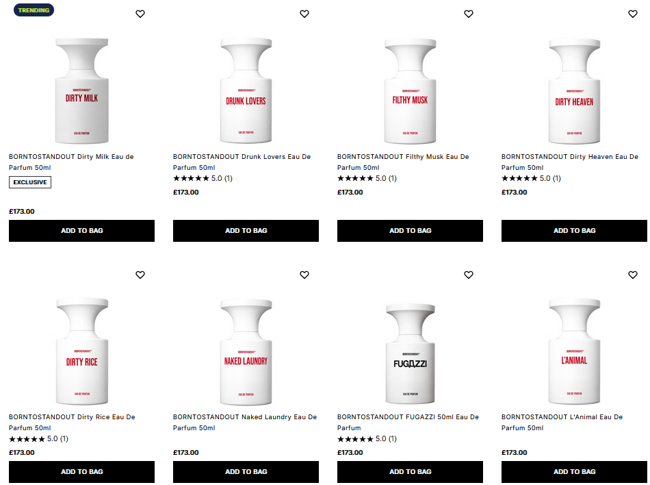 20% off BORNTOSTANDOUT at Cult Beauty