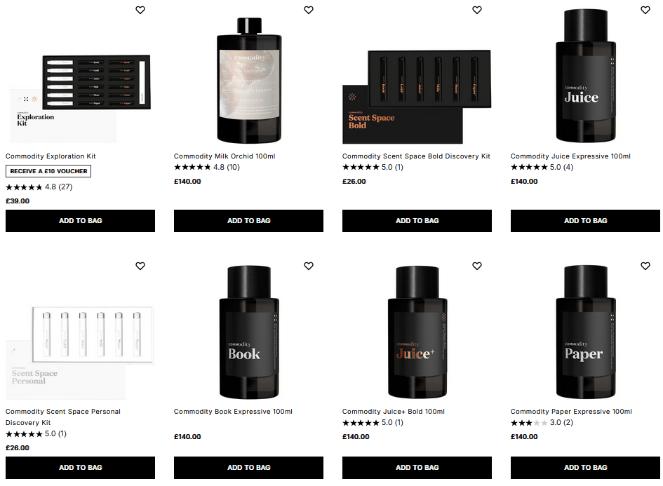 20% off Commodity at Cult Beauty