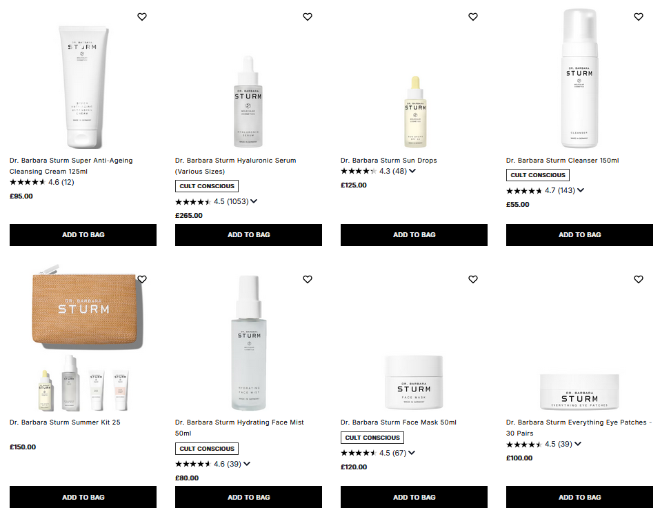 20% off Dr. Barbara Sturm at Cult Beauty 20% off Dr. Barbara Sturm at Cult Beauty