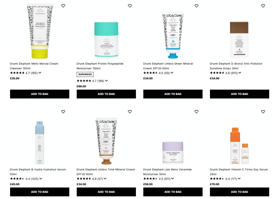 20% off Drunk Elephant at Cult Beauty 20% off Drunk Elephant at Cult Beauty