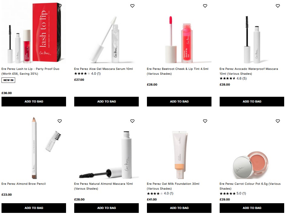 20% off Ere Perez at Cult Beauty 20% off Ere Perez at Cult Beauty